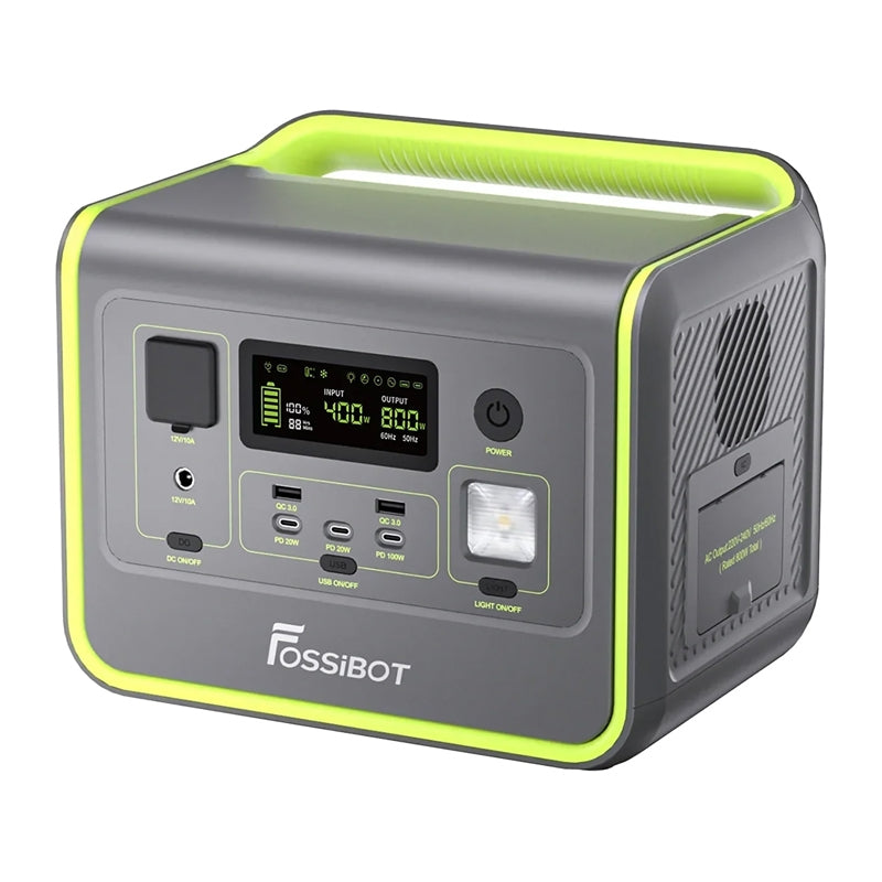 FOSSIBOT F800 800W Charging Station (Green) - Image 1