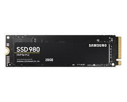 SSD SAMSUNG 980 250GB M.2 PCIE NVMe MLC Write speed 1300 MBytes/sec Read speed 2900 MBytes/sec 2.38mm TBW 150 TB MTBF 1500000 hours MZ-V8V250BW