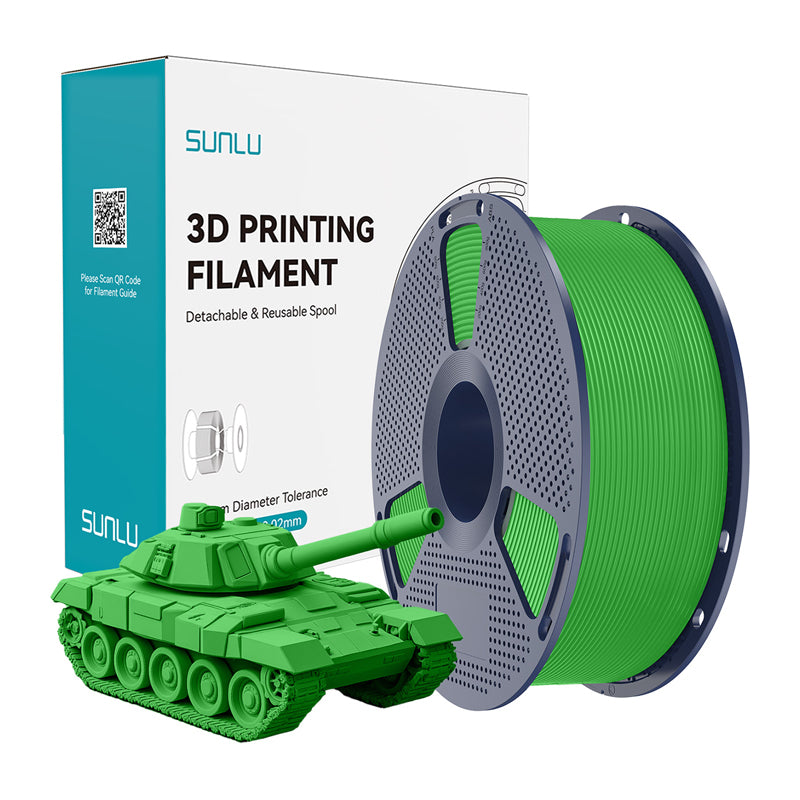Filament Sunlu PLA+ High-Speed Zielony - Image 1