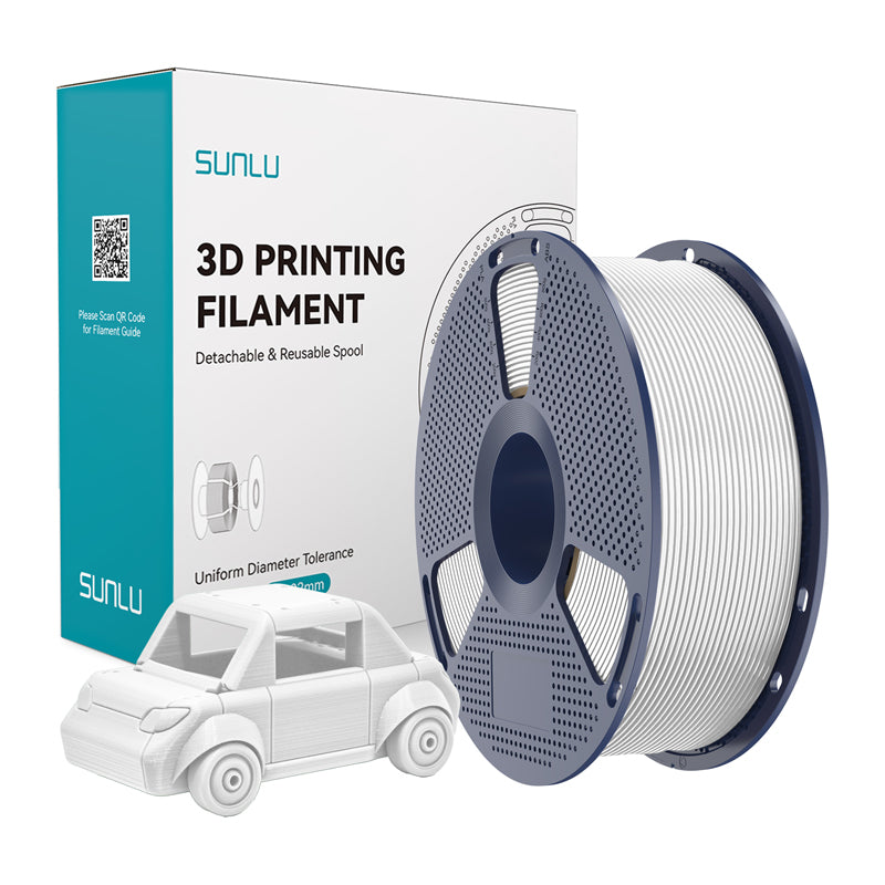 Sunlu PETG Filament (White) - Image 1