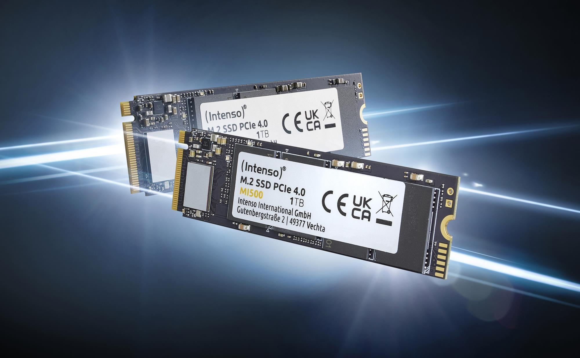 SSD INTENSO MI500 2TB M.2 NVMe 3D NAND Write speed 4500 MBytes/sec Read speed 5300 MBytes/sec 4mm TBW 1200 TB MTBF 1500000 hours 3836470