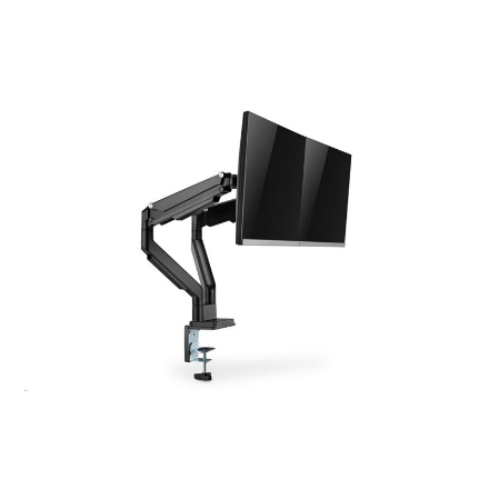 Digitus | Desk Mount | Universal Dual Monitor Mount with Gas Spring and Clamp Mount | Swivel, height adjustment, rotate