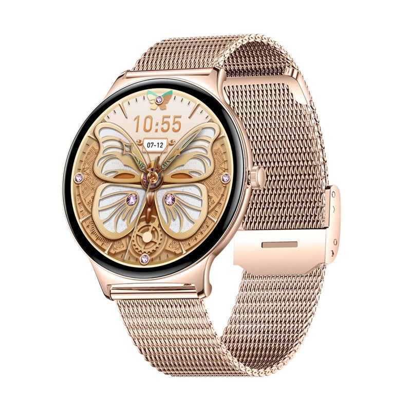 Colmi V89 Smartwatch (Stainless Steel, Gold) - Image 1