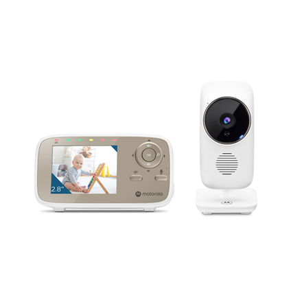 Motorola | Video Baby Monitor | VM483 2.8" | White/Gold