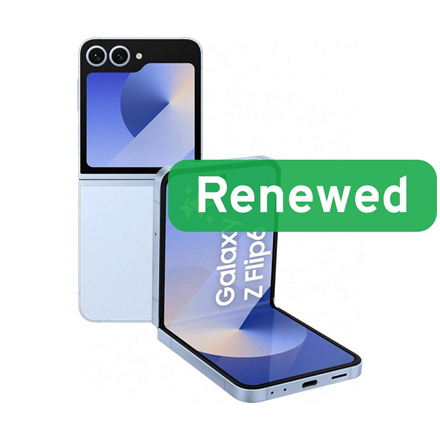Samsung Renewed | Grade B | Galaxy Z Flip 6 | 256 GB | Blue | 5G | O