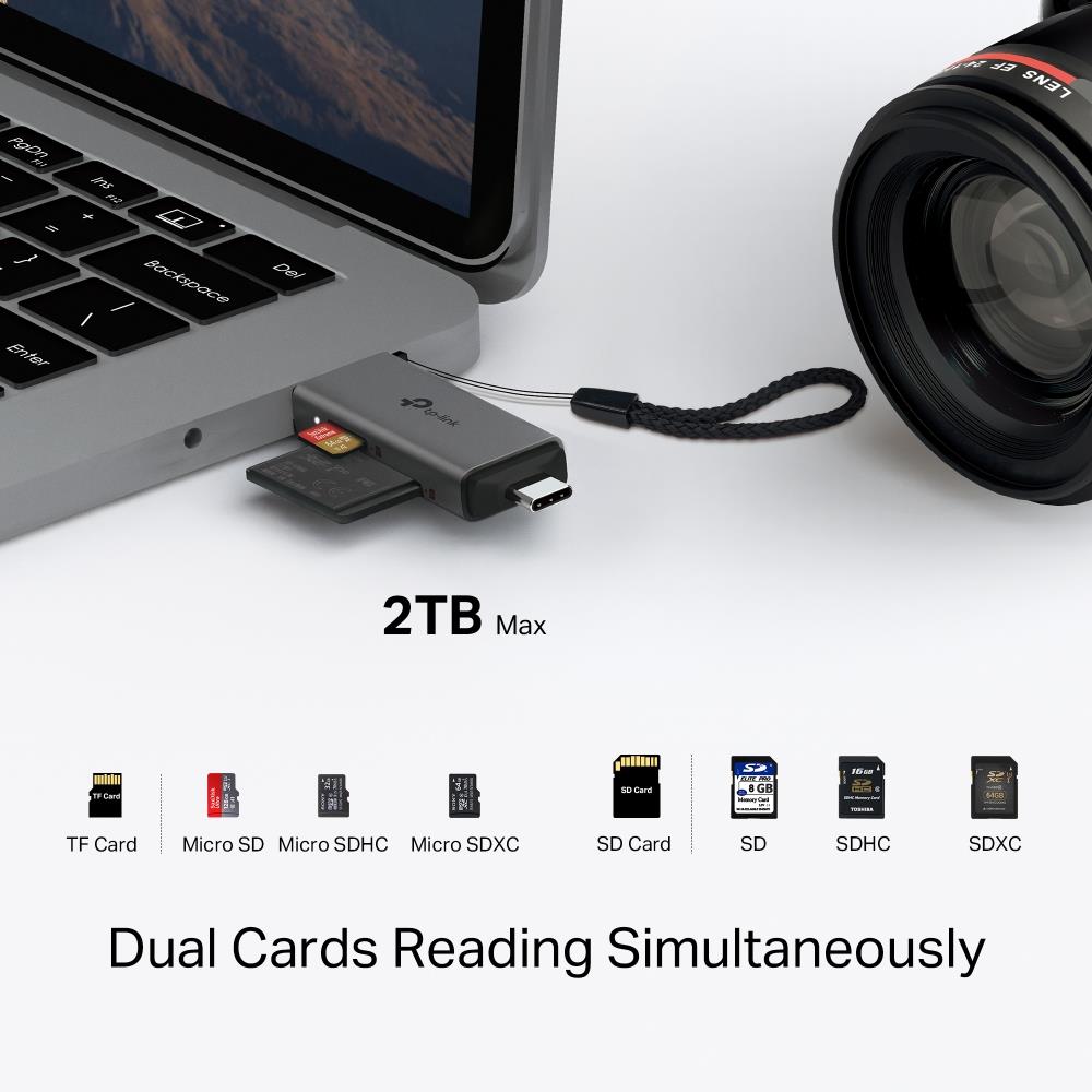 MEMORY READER USB-C SD&MICROSD/UA430D TP-LINK
