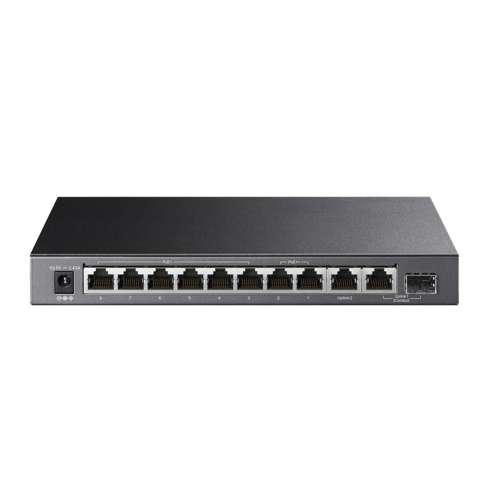 Switch TP-LINK TL-SG1210PP 9x10Base-T / 100Base-TX / 1000Base-T 1x10/100/1000BASE-T/SFP combo PoE+ ports 6 TL-SG1210PP