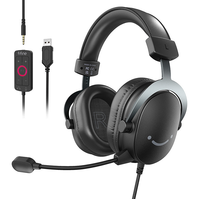 Fifine H9 gaming headphones (black) - Image 3