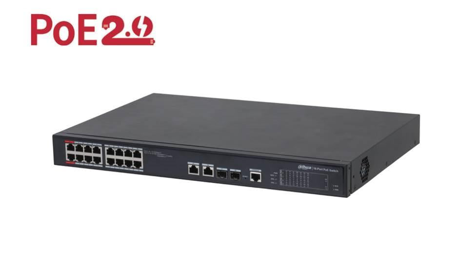 Switch DAHUA Type L2 Desktop/pedestal 90 Watts PFS4218-16ET-240-V3