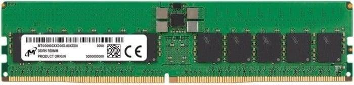 Server Memory Module MICRON DDR5 32GB RDIMM 6400 MHz CL 52 1.1 V MTC20F2085S1RC64BR