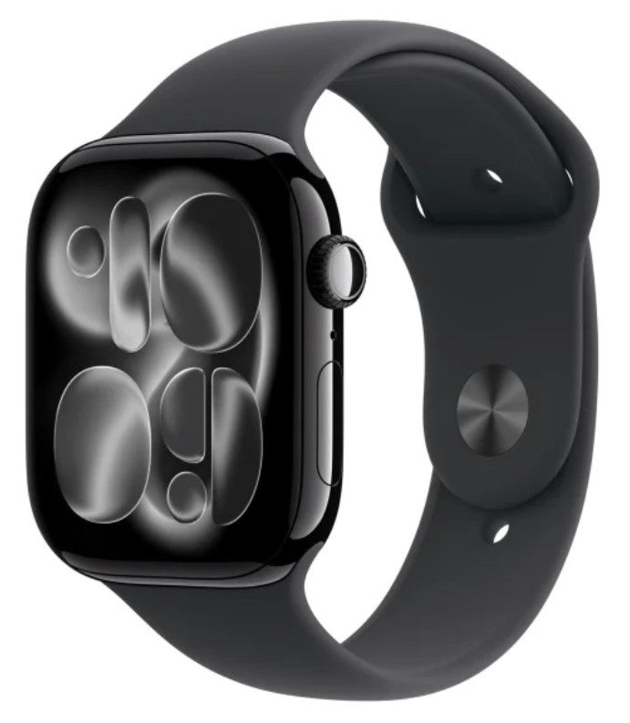 Watch Series 11 GPS 42mm Jet Black Aluminium Case with Black Sport Band - S/M