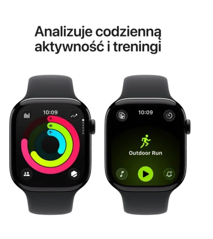 Watch Series 11 GPS + Cellular 46mm Natural Titanium Case with Stone Grey Sport Band - S/M