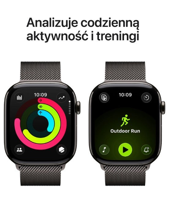 Watch Series 11 GPS + Cellular 46mm Slate Titanium Case with Slate Milanese Loop M/L
