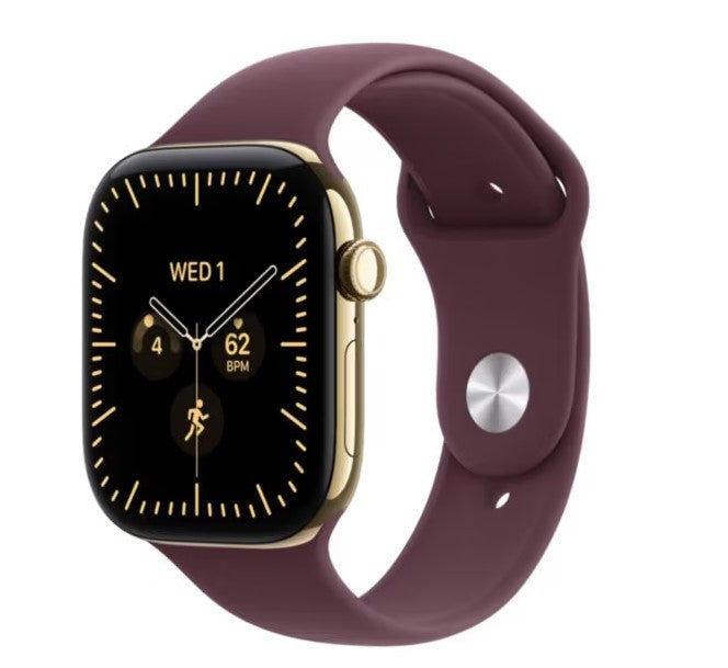 Watch Series 12 GPS + Cellular 46mm Night Blue Ceramic Case with Navy Blue Sport Band - S/M