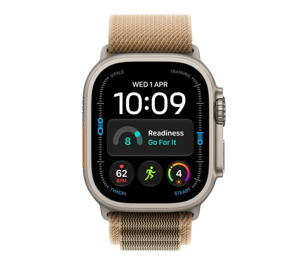 Smartwatch Watch Ultra 4 GPS + Cellular 49mm Natural Titanium Case with Desert Alpine Loop - M