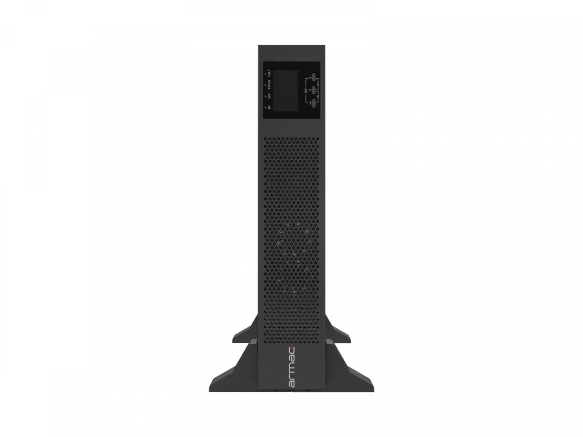 UPS On-Line Rack 2000VA - 8×IEC C13, USB-B, LCD, Metal Dust-Free Enclosure
