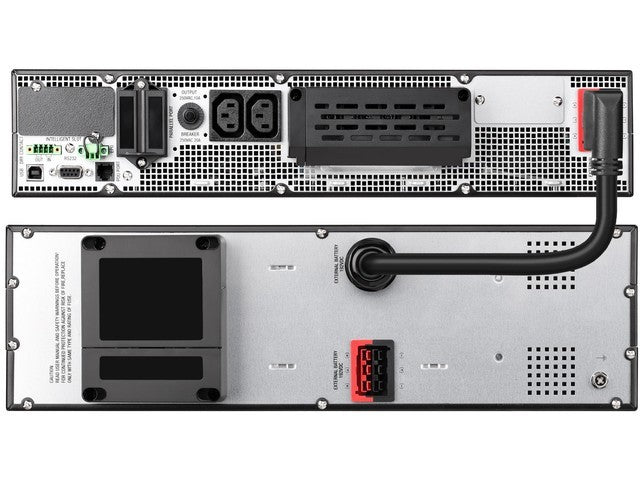 UPS On-Line 6kVA RTG PF1, 2x IEC Out + Terminal, USB/RS-232, LCD, Rack 19 inches + batteries