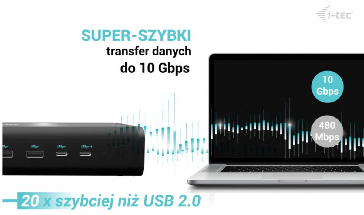 Universal Docking Station 6x 4K/60Hz Display PD 140W
