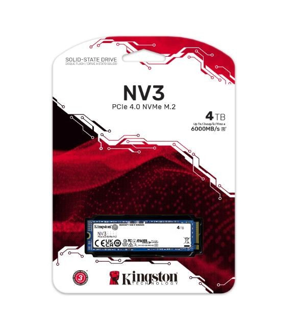 NV3 4TB M.2 2280 PCI-e 4.0 NVMe 6000/5000 SSD