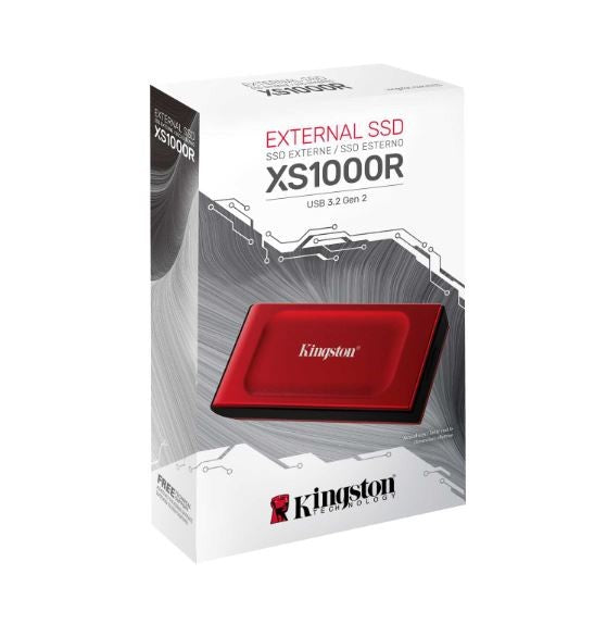SSD XS1000R 2TB USB3.2 Gen2.2 External Red