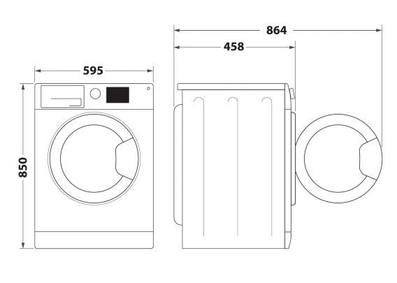 Slim Washing Machine WRBSS6249SEU