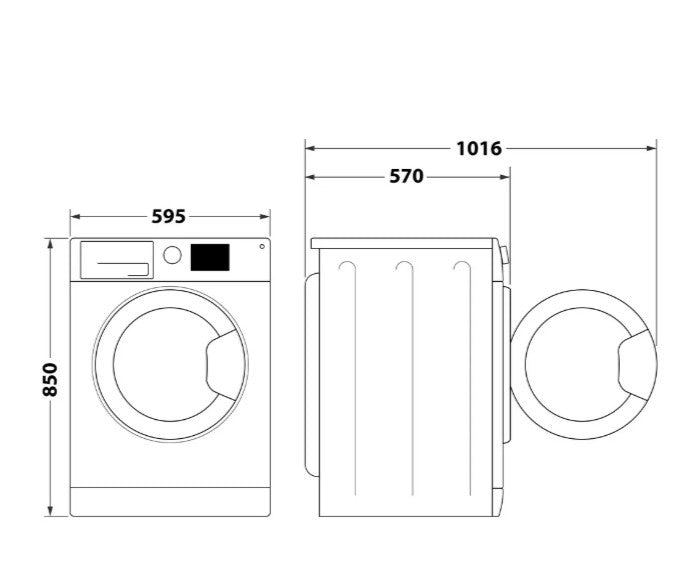 Washer-dryer FFWDB864489SVEE