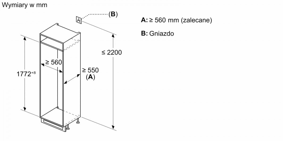 Fridge-freezer KIV86NSE0