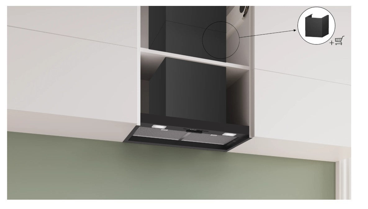 DBB63BC60 Hood Serie 2 black integrated