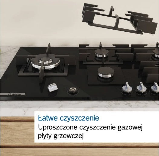 Gas hob PCQ7A5I90 75 cm inox
