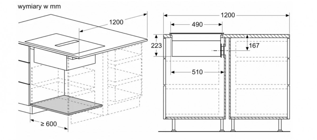 PVS611B16E Hob Induction
