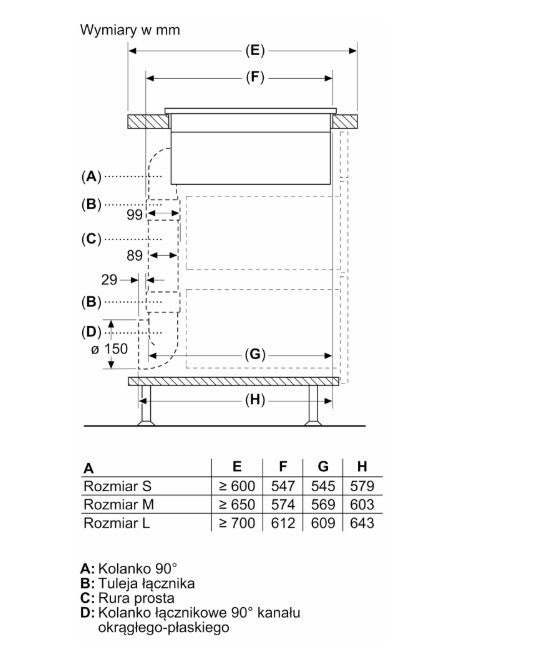 PVS611B16E Hob Induction