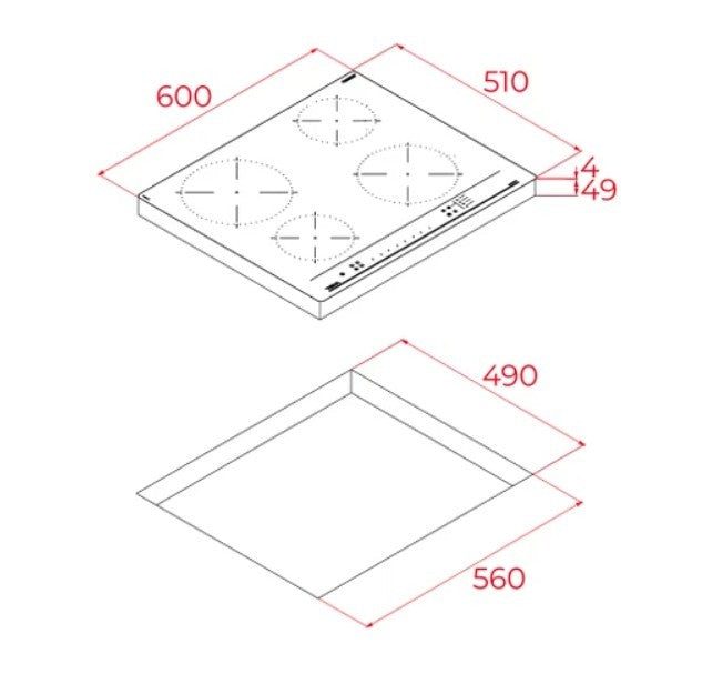 IBC 64215 FST BM Matte Induction Hob