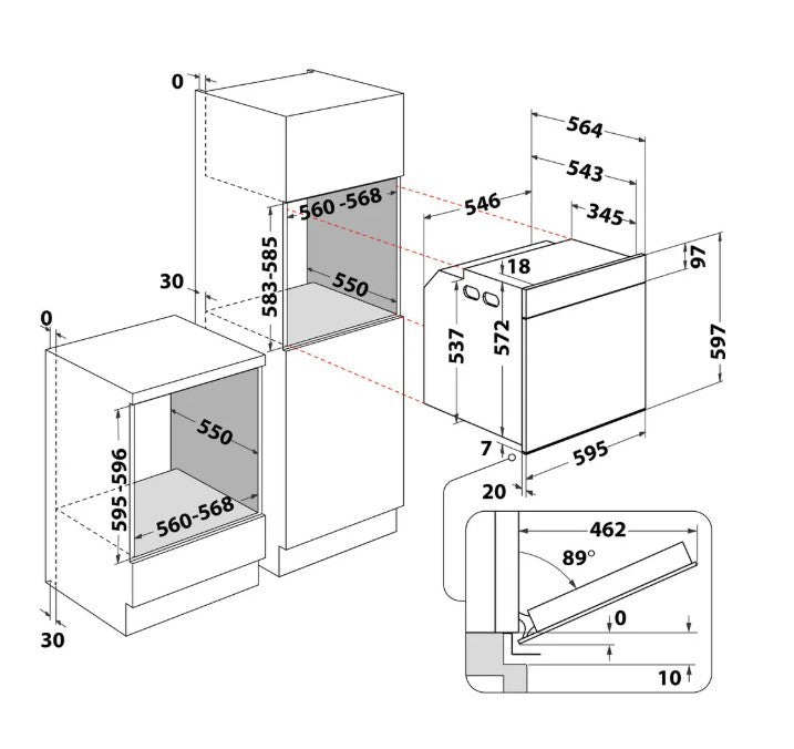 WOI4S8PM0SBA Oven