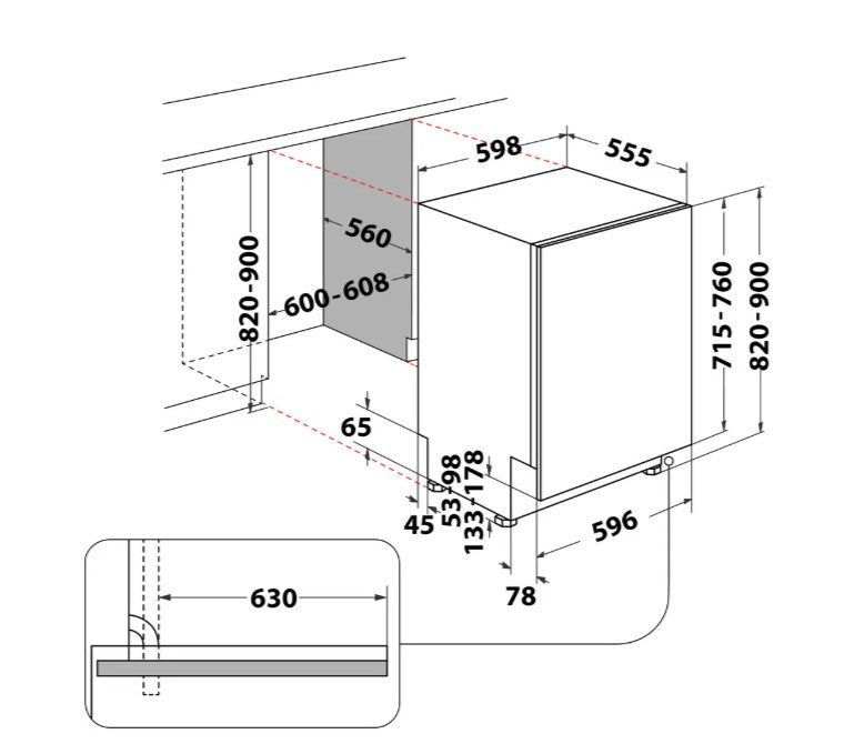 Dishwasher W7IHT40T