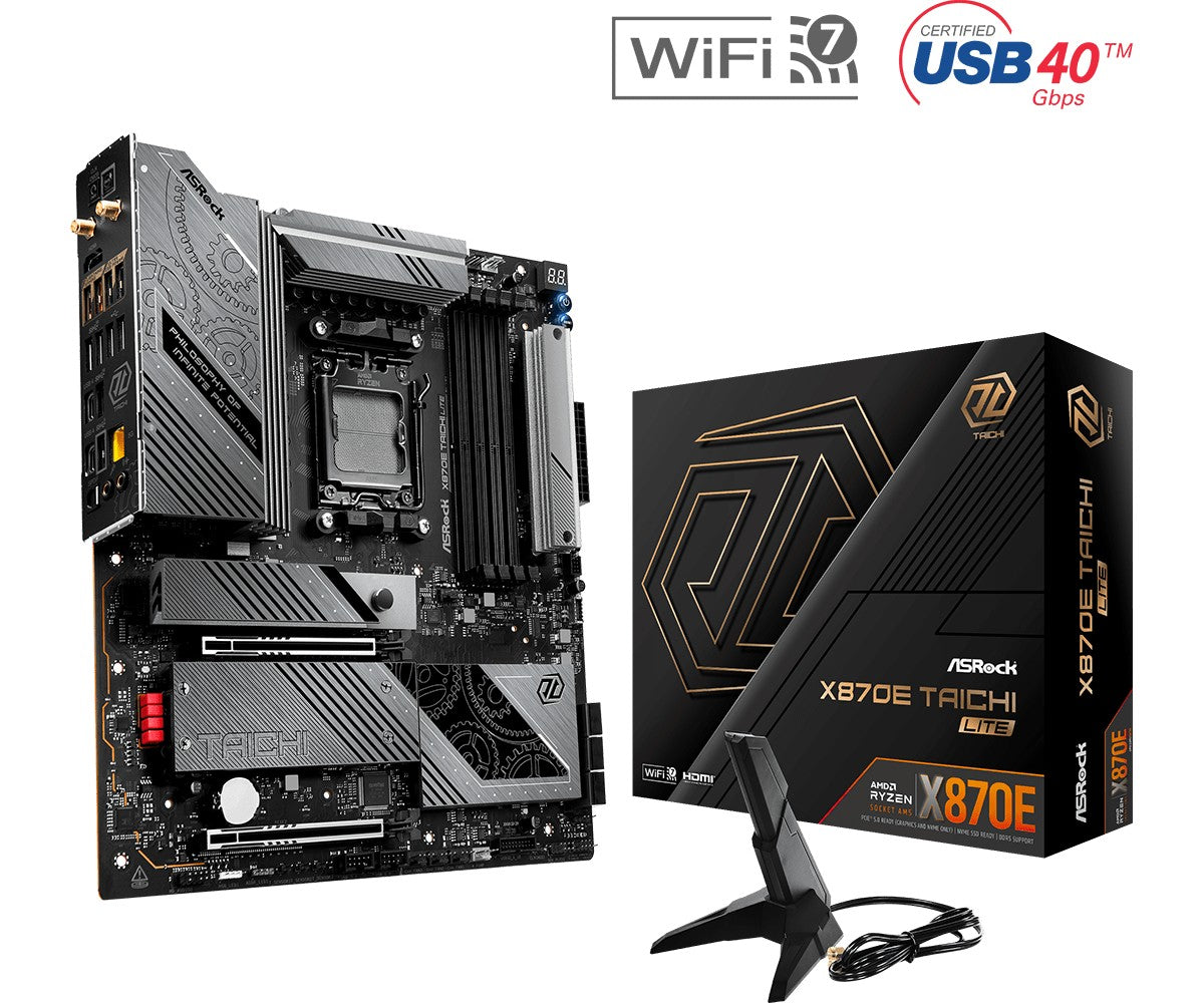 X870E TAICHI LITE AM5 4DDR5 M.2 EATX