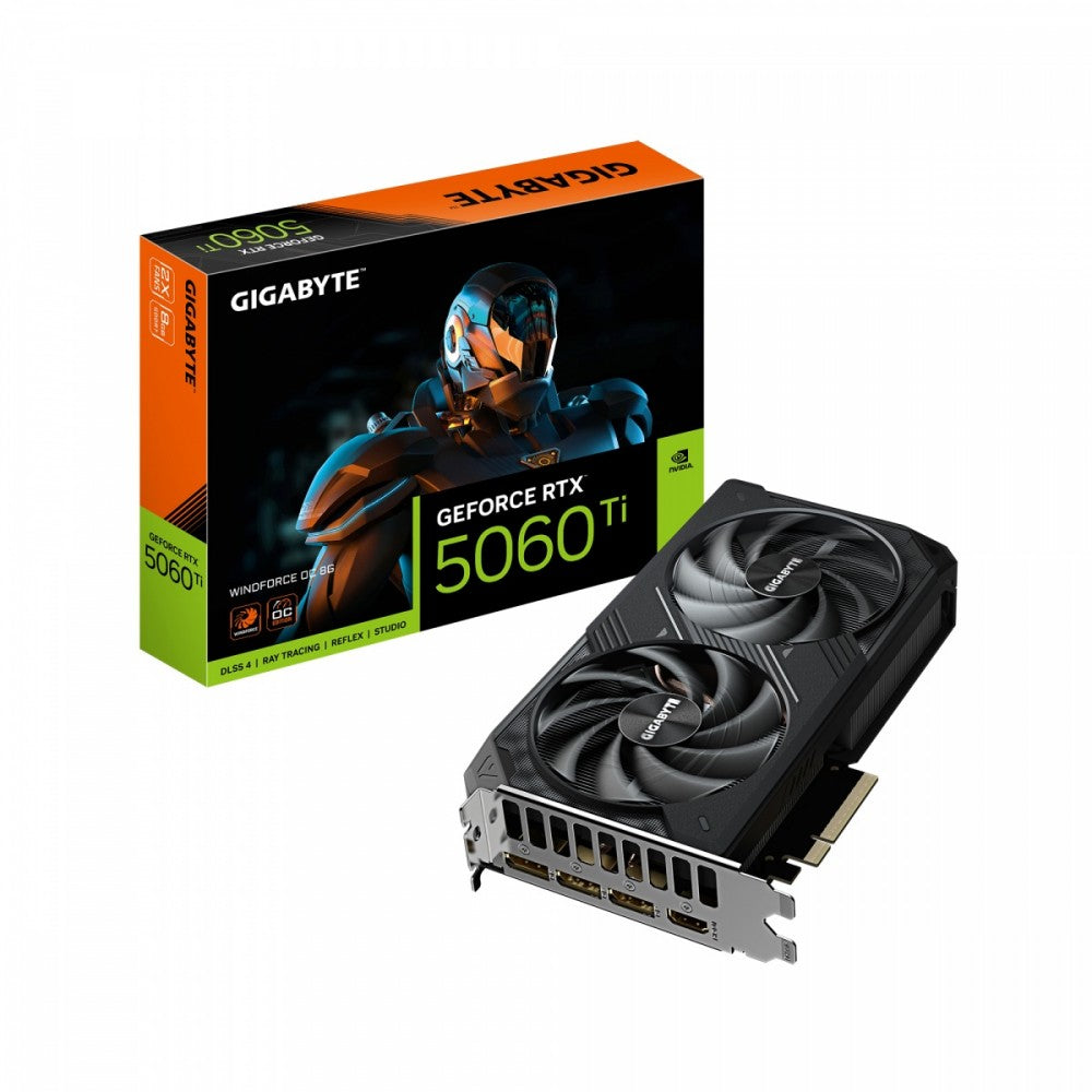 Graphics card GeForce RTX 5060 Ti WINDFORCE OC 8G 128BIT GDDR7 HDMI/3DP
