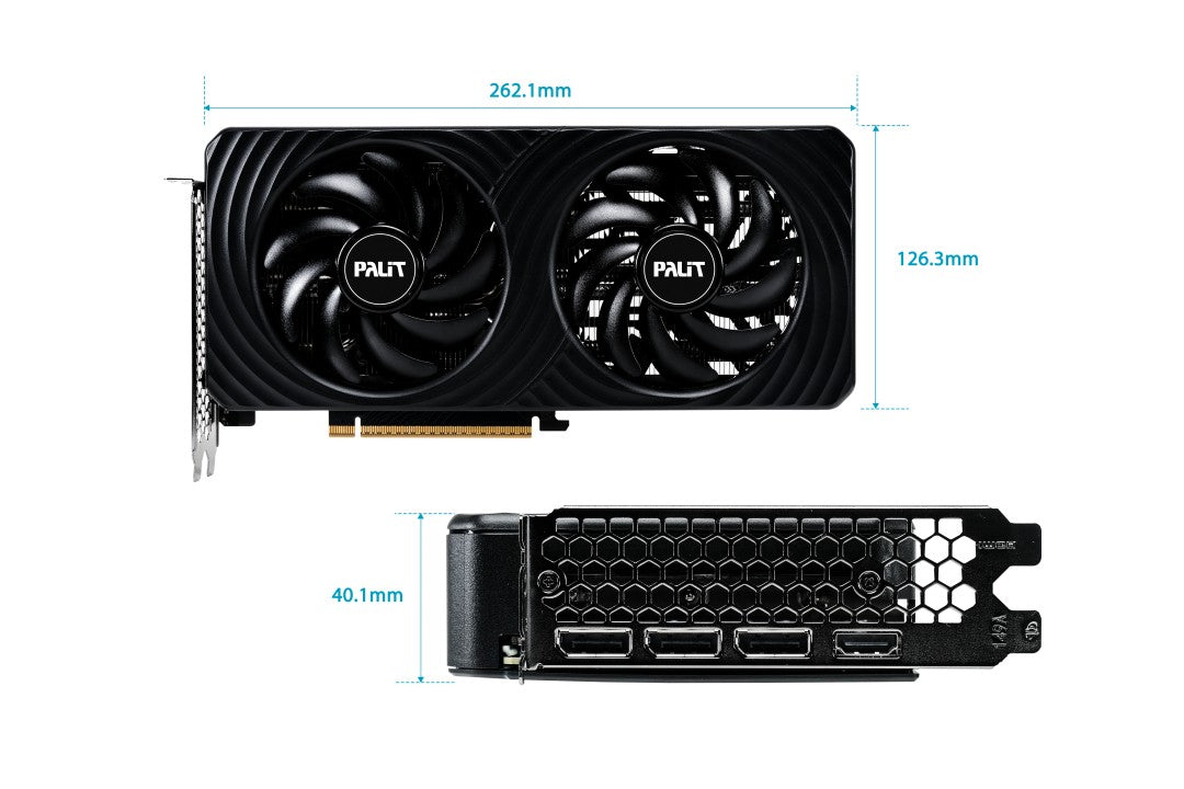 Graphics card GeForce RTX 5060 TI DUAL 8GB GDDR7 128bit 3DP/HDMI