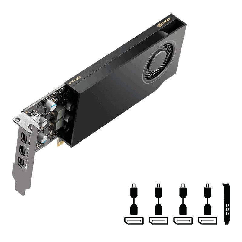 Quadro A1000 8GB GDDR6 VCNRTXA1000-SB