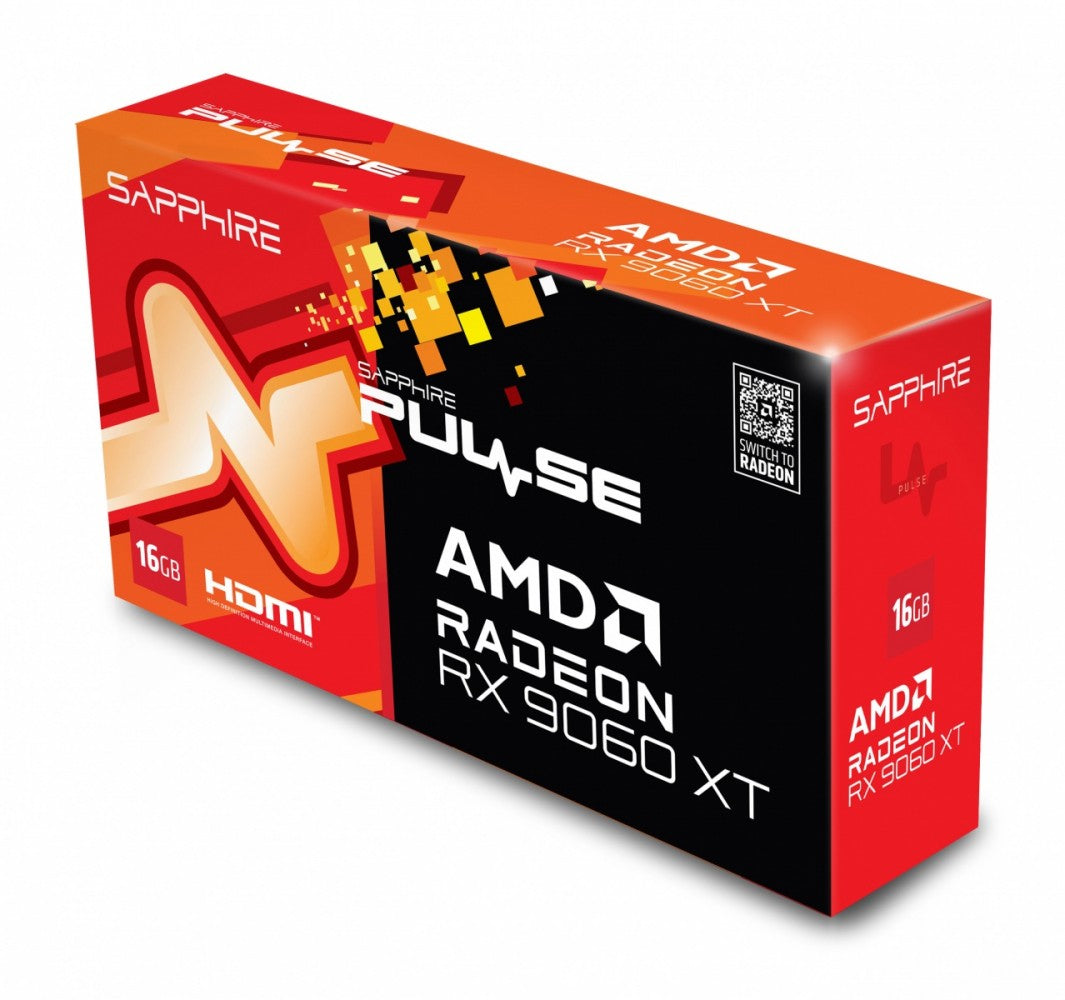 Graphics card Radeon RX 9060 XT PULSE 16GB GDDR6 128bit DP/2HDMI