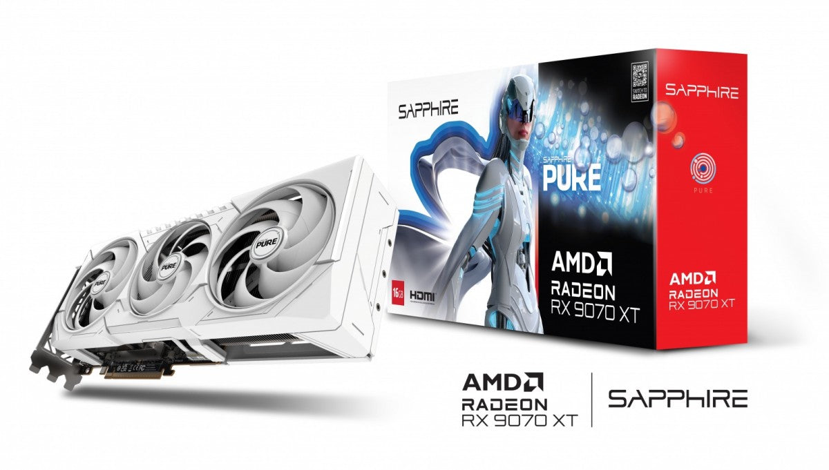 Graphics card Radeon RX 9070 XT PURE 16GB OC GDDR6 256bit 2DP/2HDMI
