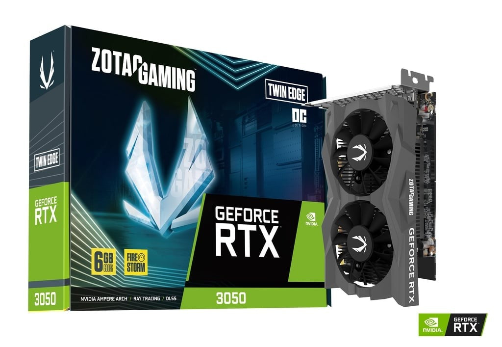 Graphics card RTX 3050 Twin Edge OC 6 GB GDDR6 96bit 3DP/HDMI