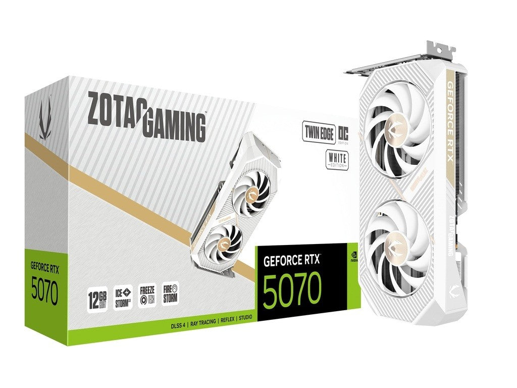 Graphics card GeForce RTX 5070 TWIN EDGE OC WHITE 12GB GDDR7 192bit