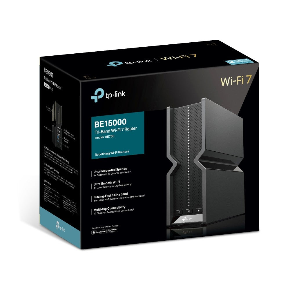 Archer BE700 BE15000 Tri Band Wi-Fi 7 Router