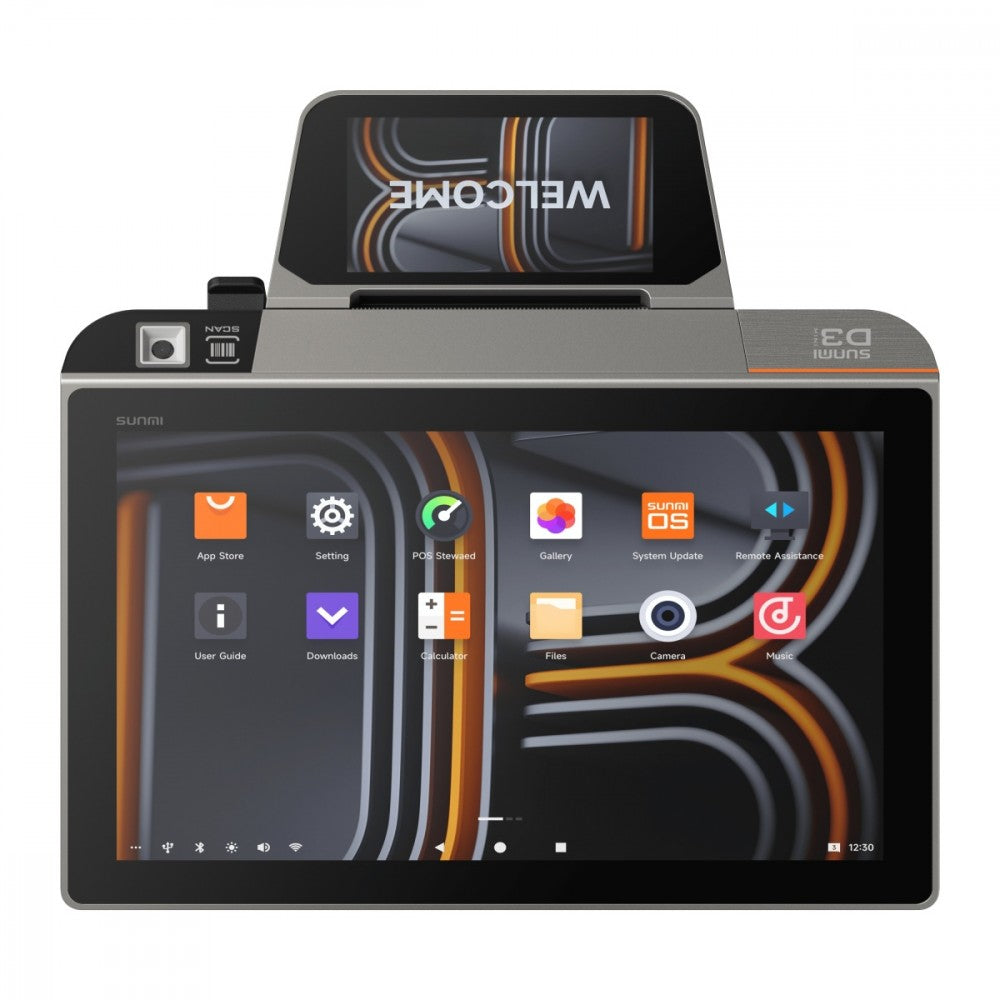 Terminal D3 Mini 10,1+4.0 inches 3+32GB,scanner,80mm print