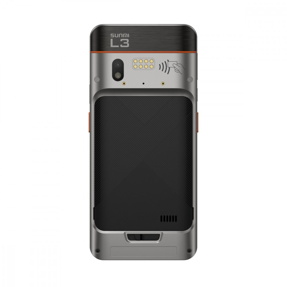 Terminal L3, GMS-EDLA, A14, 6.75 cali, 6GB+128GB, 13MP rear + 5MP front camera, Dual NFC, WiFi, Fingerprint, IP68, 4G, EU Adapter, 3-Y