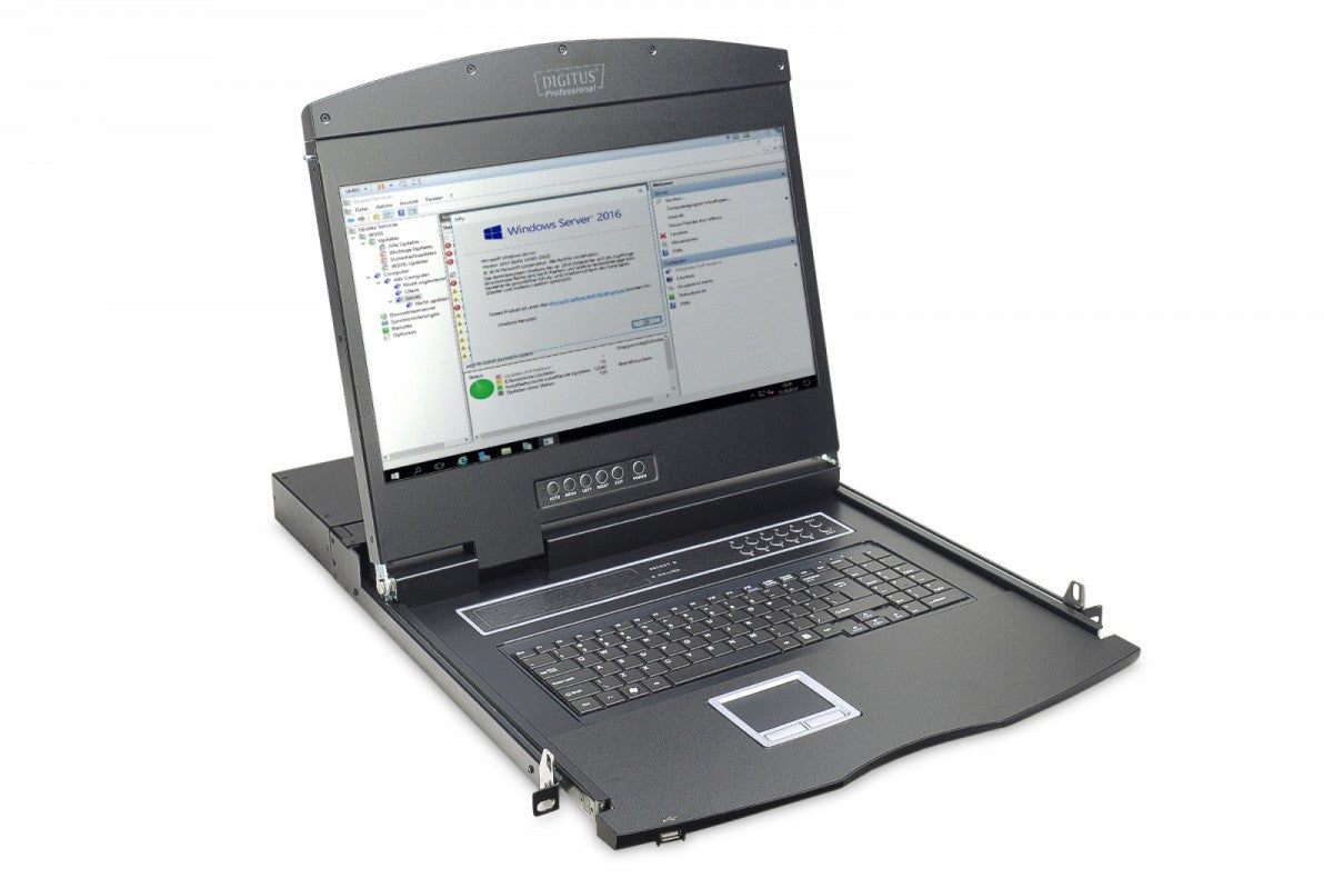 LCD Console 19inch KVM touchpad US keyboard