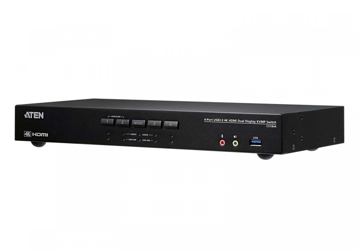 4-Port USB3.0 4K HDMI Dual Display KVMP Switc