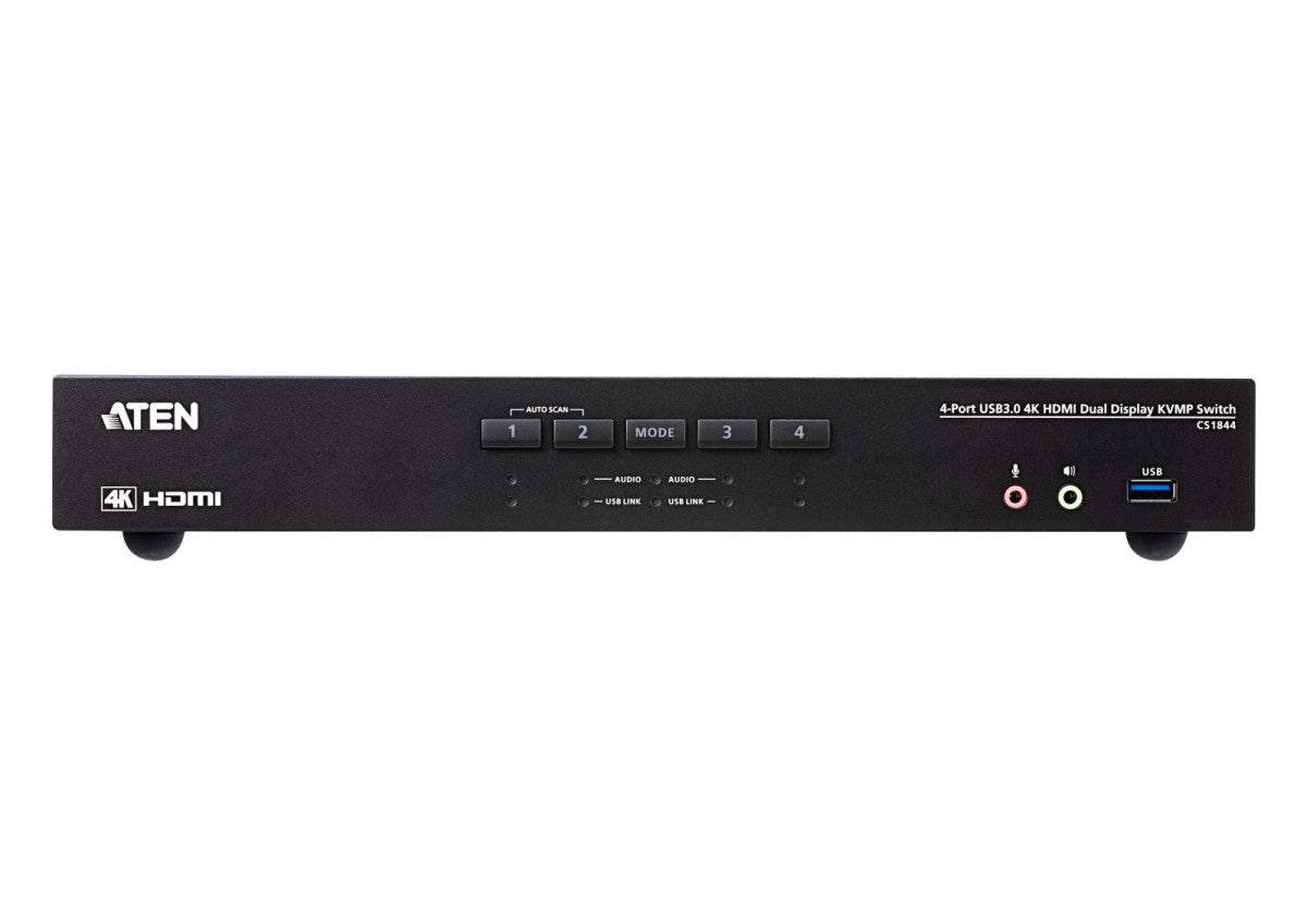 4-Port USB3.0 4K HDMI Dual Display KVMP Switc