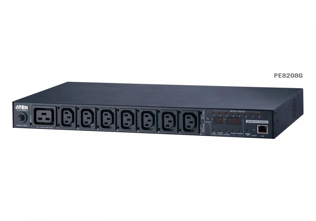 16A Per outlet Metered 8 Outlet SW PDU