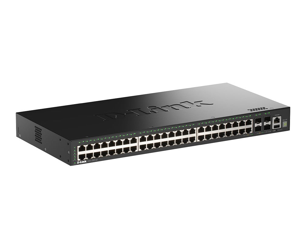 Smart Managed Switch DGS-1530-52/E 48 Ports GE + 4 Ports 10G SFP+